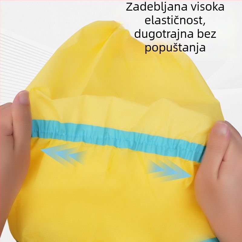 Jednokratne zaštitne navlake za cipele, debeli, vodootporni i otporni na ulje, visoke, za uzgoj životinja, žuta