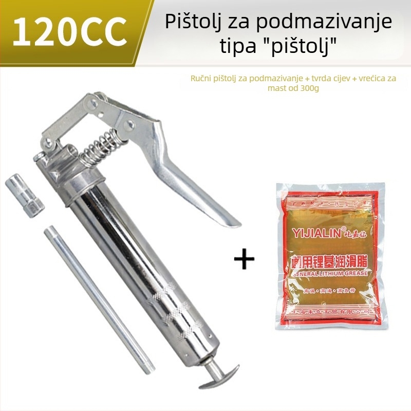 Kompaktna pištolna pumpa za maslac, jednoručni prijenosni dozač maslaca za kućnu upotrebu