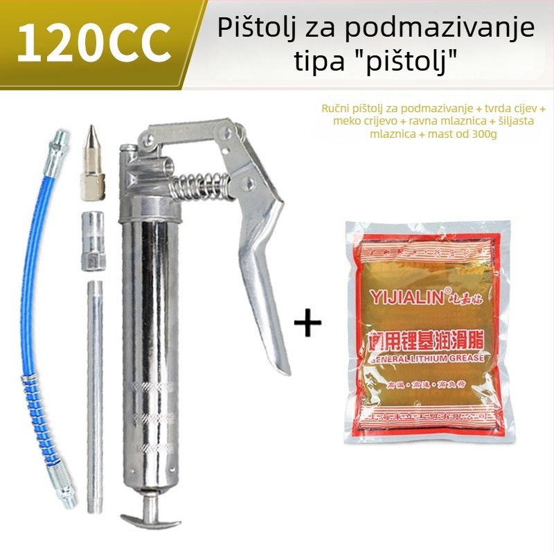 Kompaktna pištolna pumpa za maslac, jednoručni prijenosni dozač maslaca za kućnu upotrebu
