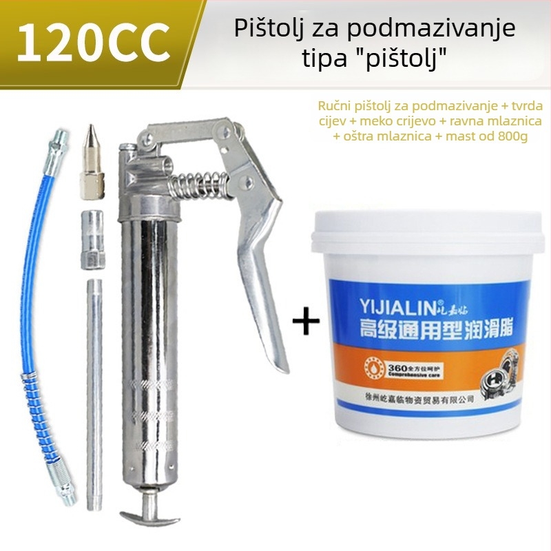 Kompaktna pištolna pumpa za maslac, jednoručni prijenosni dozač maslaca za kućnu upotrebu