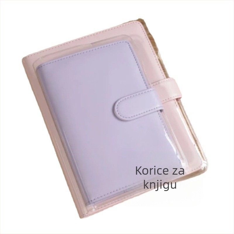 A5 prozirna PVC zaštitna navlaka za planer, vodootporna, u stilu makaron