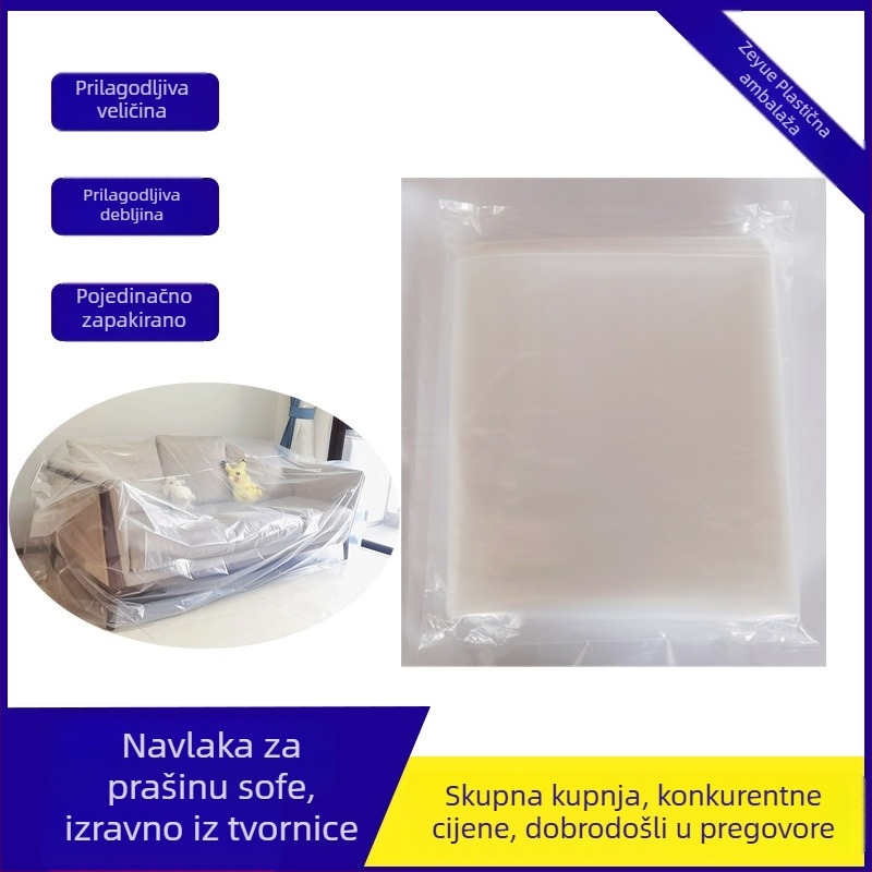 Plastični zaštitni pokrov za kauč protiv prašine s punim pokrivanjem – vodootporan zaštitni film