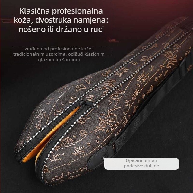 Hulusi zaštitna kutija s vodootpornim kućištem i otpornom na padove, profesionalno skladištenje za nastupe, prijenosna torba za glazbeni instrument