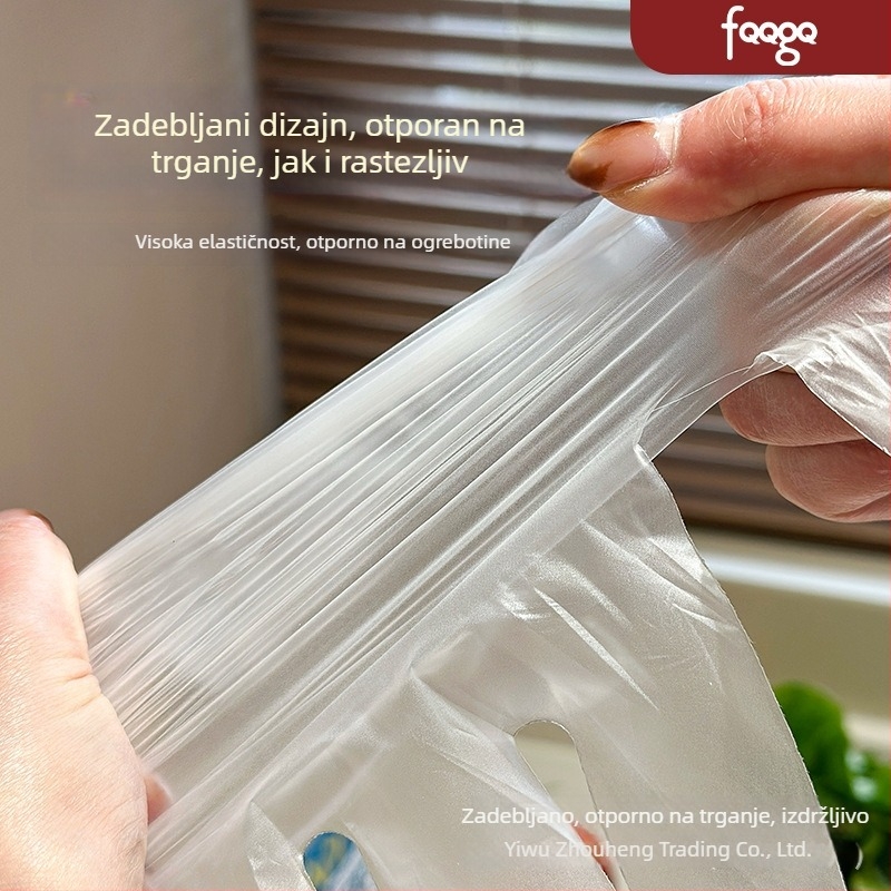 FQQGQ jednokratne rukavice od polietilena, prehrambene kvalitete, prozirne, za catering i kuhinju