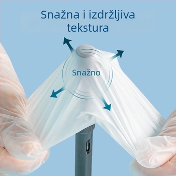 Yunlei jednokratne rukavice od PVC-a, produžene, ojačane, fleksibilne, otporne na habanje, vodootporne, protiv prljavštine, za pranje posuđa