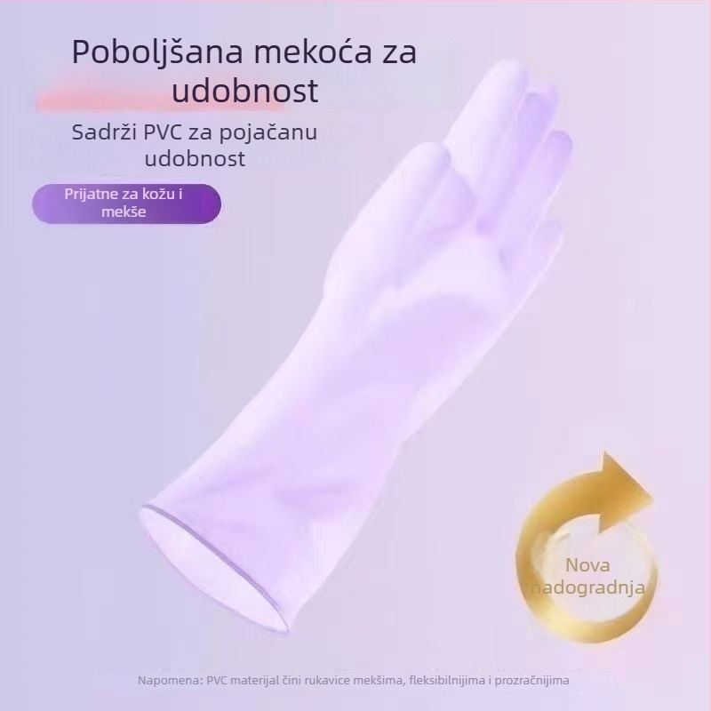 12-inčne nitril rukavice za hranu za kuhinjske poslove, produžena dužina, debele, izdržljive, otporne na ulje, jednokratne