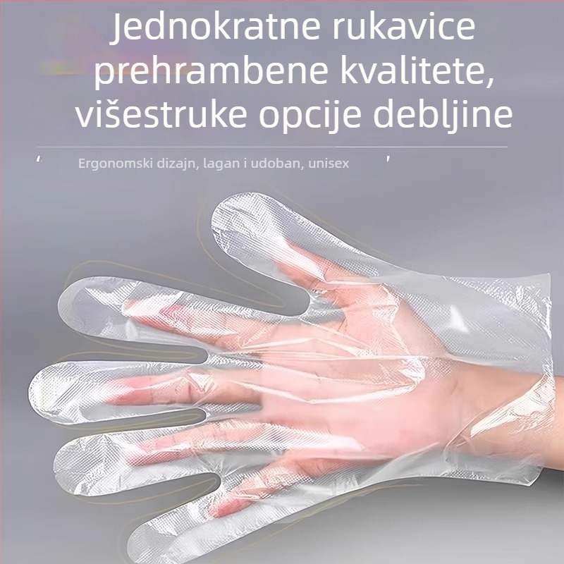 Jednokratne TPE rukavice, prehrambene kvalitete, za kuhinju, kućnu upotrebu, čišćenje, kuhanje i pečenje