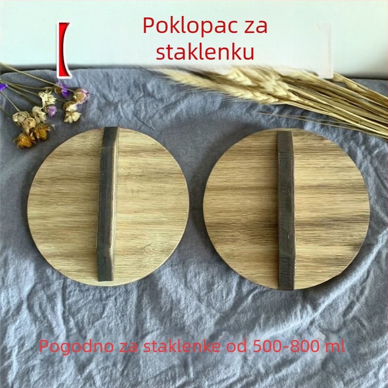 Drveni poklopci za čajnik, lonac i wok – modernistički minimalistički dizajn
