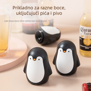 Kreativni otvarač boca u obliku pingvina - automatski, magnetsko privlačenje, bez tragova, za kućnu upotrebu