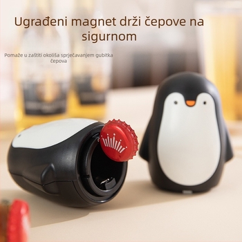 Kreativni otvarač boca u obliku pingvina - automatski, magnetsko privlačenje, bez tragova, za kućnu upotrebu