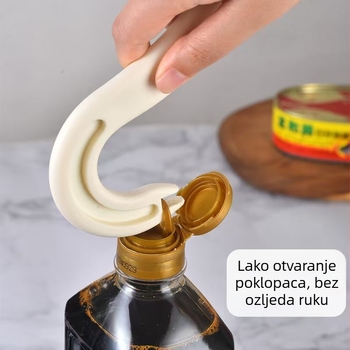 Kuka oblikovani otvarač za konzerve, ručni otvarač boca, kuhinjski gadget, multifunkcionalni alat za uštedu napora