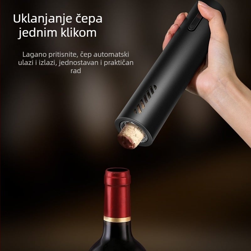 Plastični električni otvarač za boce s USB punjenjem