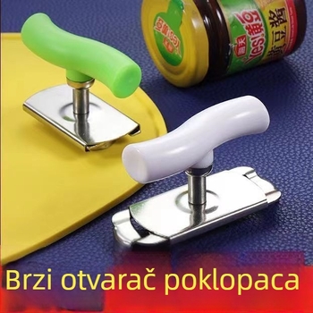 Nerđajući čelik, višestruki otvarač za boce i konzerve, okretni kuhinjski alat
