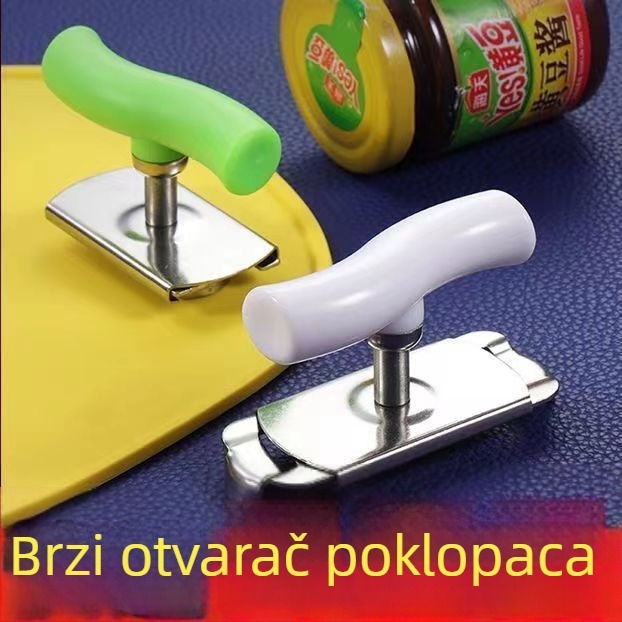 Nerđajući čelik, višestruki otvarač za boce i konzerve, okretni kuhinjski alat