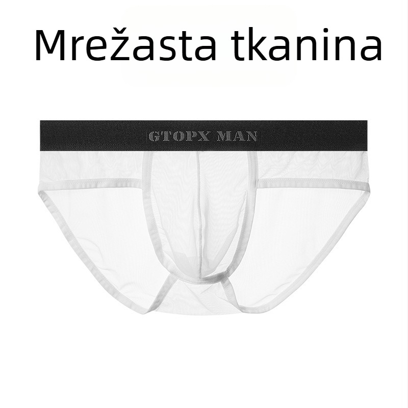 Gtopx Muške prozračne tanke mrežaste gaćice U-oblike