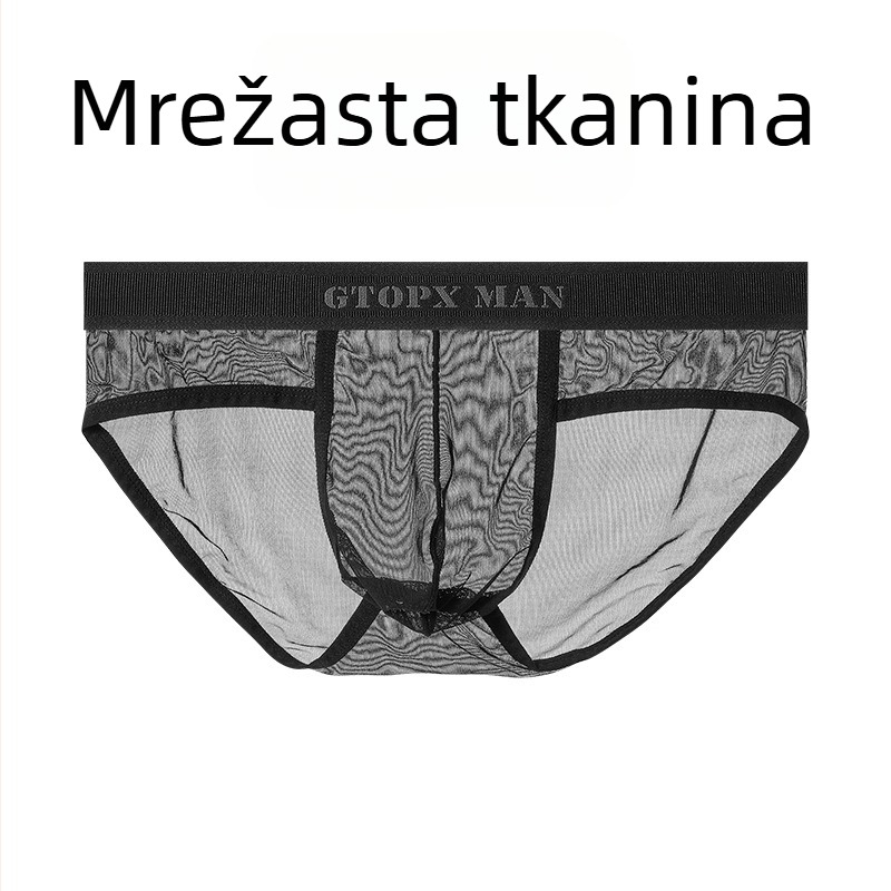 Gtopx Muške prozračne tanke mrežaste gaćice U-oblike