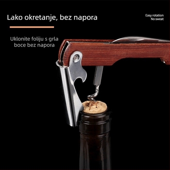 Seahorse nož, nož za glavu škampi, višenamjenski kućni otvarač boca i nož za vino od nehrđajućeg čelika