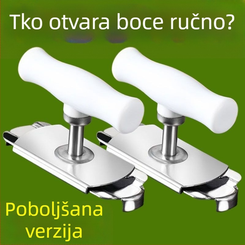 Nehrđajući čelik, višenamjenski otvarač za kapice, boce, konzerve i stakene posude
