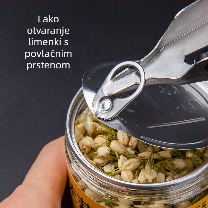 Nerđajući čelični višenamjenski otvarač za boce za pivo i napitke, kompaktn alat za dom, restoran i bar.