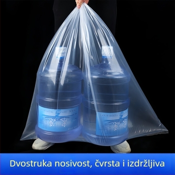 Plastična vrećica za hranu za kiseli kupus, prozirna, debela, velika, s ravnim otvorom za kimchi