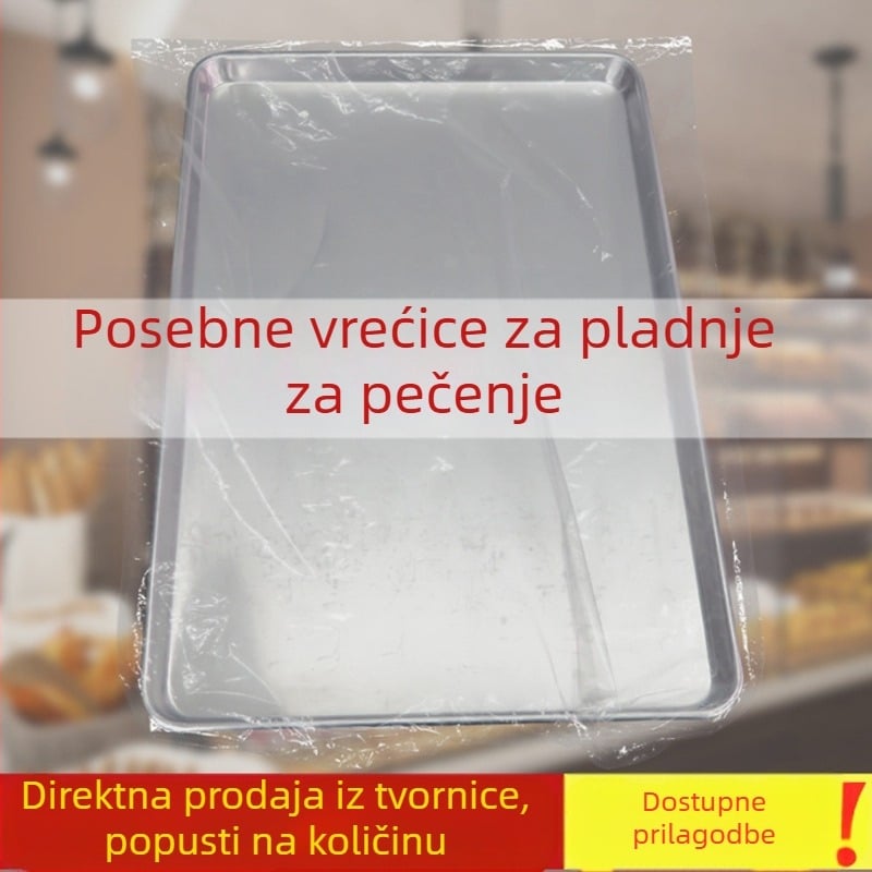 Prozirna jednokratna vrećica za kruh i posude za pečenje, zaštita od prašine i očuvanje svježine