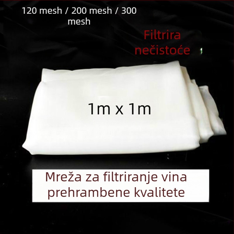 Filter za domaće vino s izuzetno finom mrežom za crveno vino, rižino vino, bijelo vino i sojino mlijeko, prehrambena kvaliteta, kućna uporaba