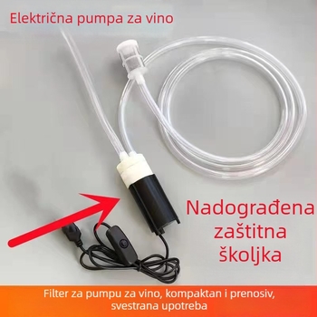 Električna pumpa za vino sa samousisavanjem, automatska pumpa i filtr za rižino vino
