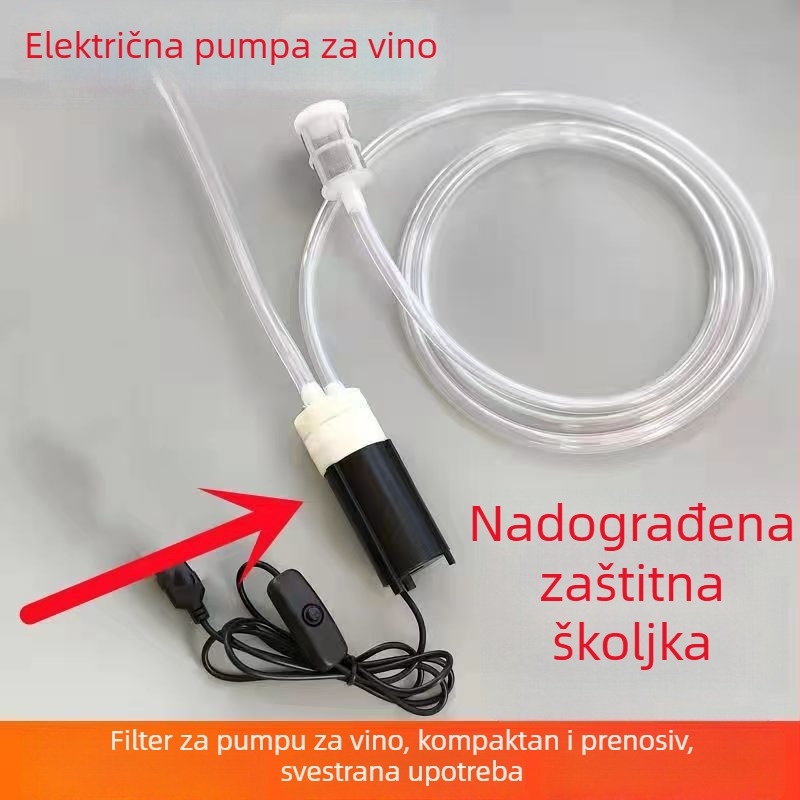 Električna pumpa za vino sa samousisavanjem, automatska pumpa i filtr za rižino vino