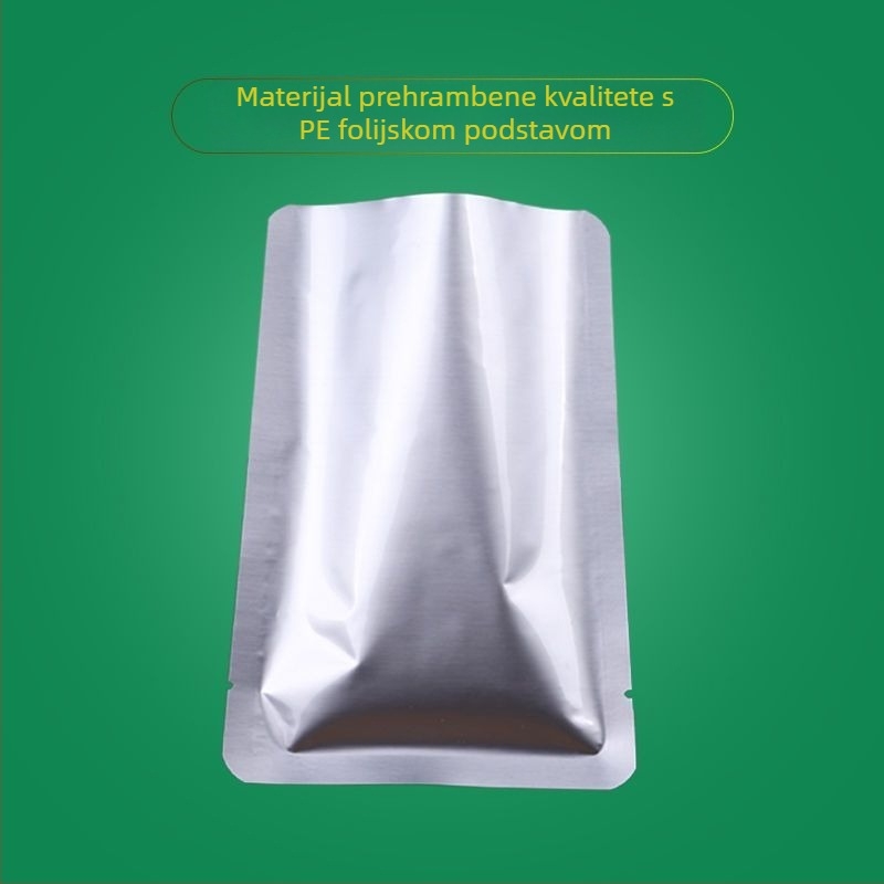 Torba od čistog aluminijskog folije za hranu, vakuumsko i kompresijsko pakiranje, debeli sjaj