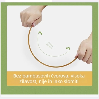 Izuzetno čvrsti karbonski štapići od bambusa, jednokratni štapići za roštilj, štapići za kobasice, crni štapići, štapići za grickalice, prženi štapići, pakirani u vrećicu