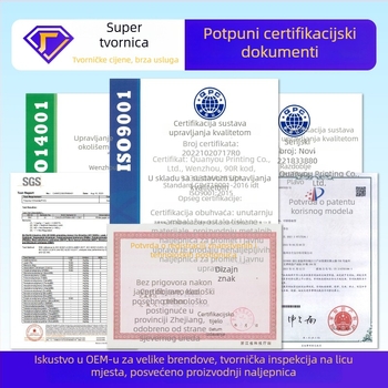 Samoljepljive etikete s prilagođenim logom, reklamne etikete na rolama, toplinski utisak na prozirnim PVC pečatima, prilagođena zaštita od lažiranja