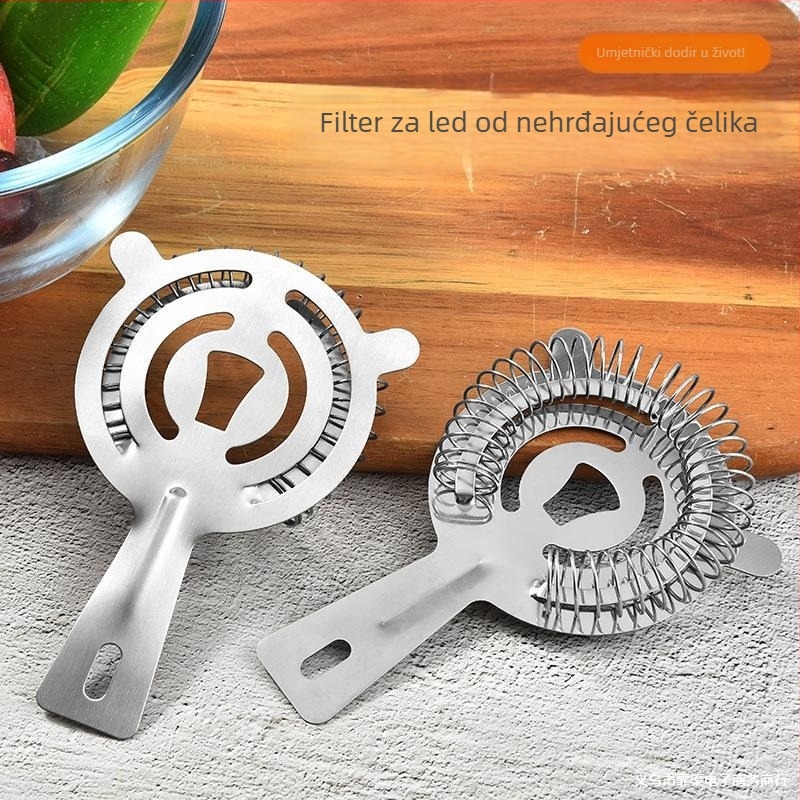 Nerđajući čelični filter za led za koktele i kućni bar – DIY alat