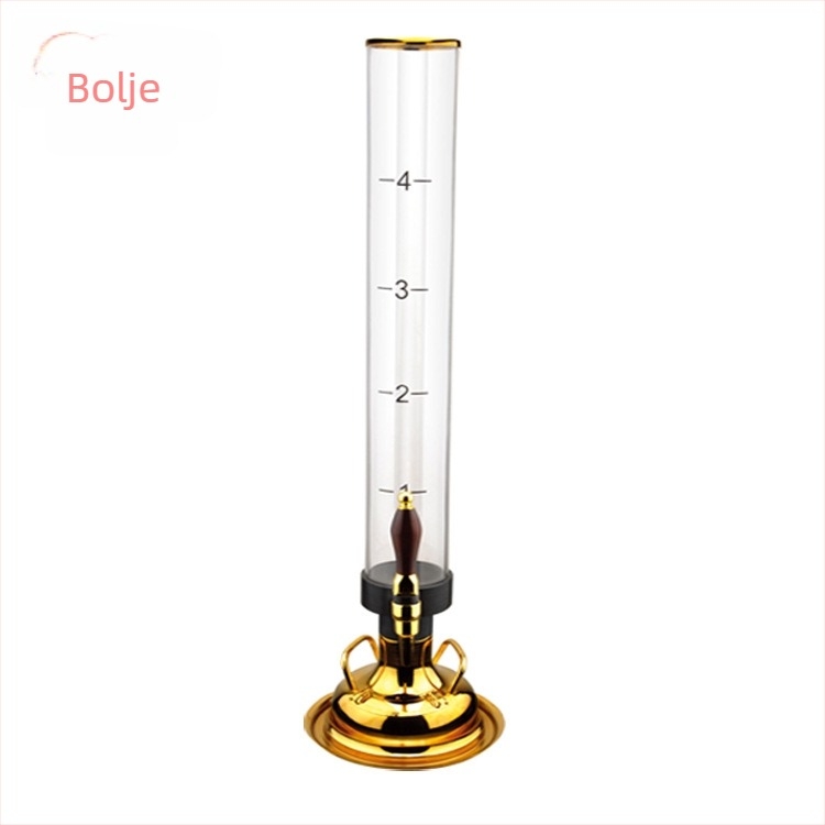 2L/4L elektroplatirano bakrene boje, staro europsko metalno vino kanon