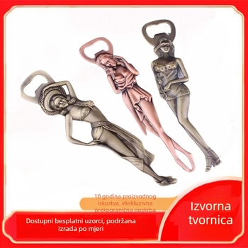 Wow Retro ljepota otvarač za boce, personalizirani kreativni metalni otvarač za pivo, dekorativni otvarač boca, seksi otvarač čepova