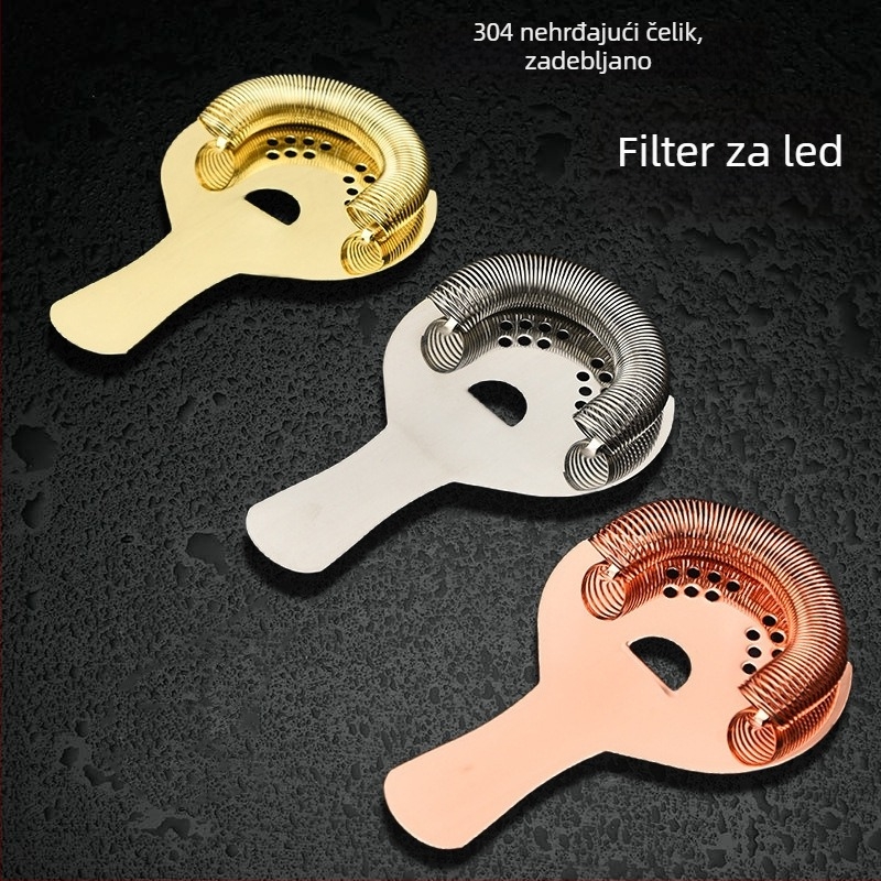 Filter leda od nehrđajućeg čelika 304 s polukružnim otvorima, odvajivač leda