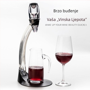 Čarobni brzi dekantor za crveno vino s kreativnim personaliziranim dizajnom u jednoj kutiji za poklon