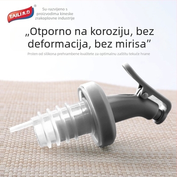 Kuhinjski brtvni zatvarač za crveno vino, kreativni zatvarač boce vina, izljev za ocat i sos soje