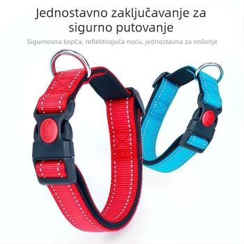 Reflektirajući kaiš za pse s etiketom protiv gubitka za manje i srednje pse