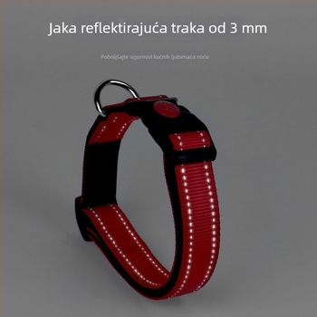 Reflektirajući kaiš za pse s etiketom protiv gubitka za manje i srednje pse