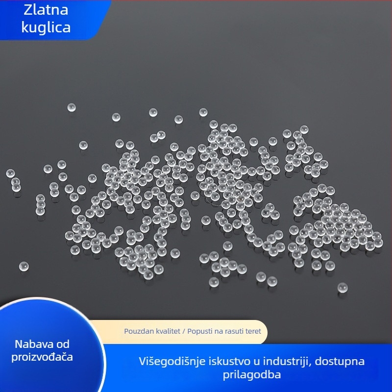 2 mm staklene kuglice za raspršivanje parfema, prozirne staklene mikrokuglice za kozmetičke mlaznice