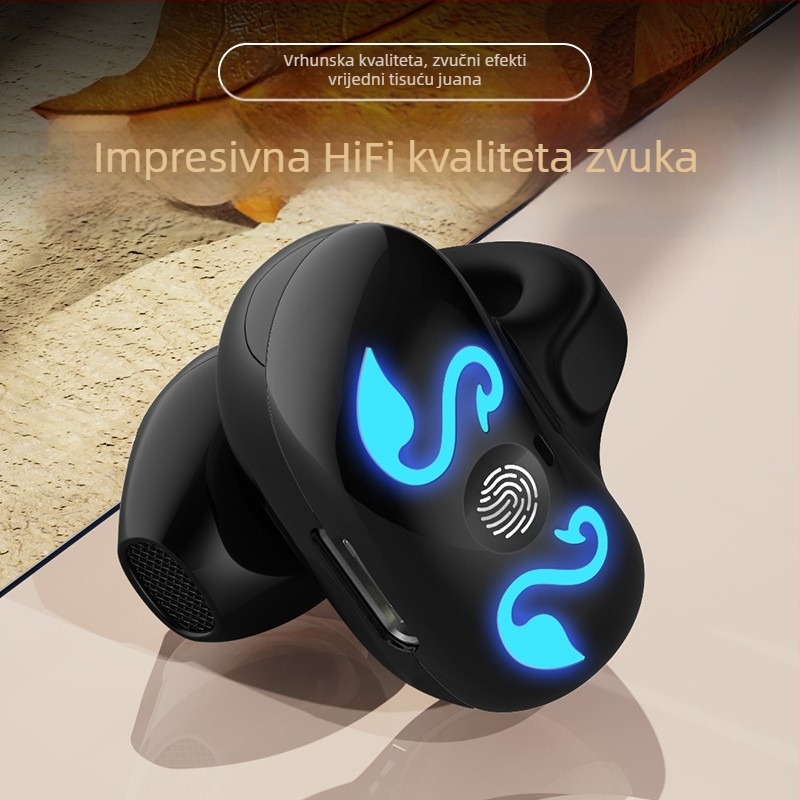 GD68 Bluetooth slušalice s klipom za sport – bežične stereo slušalice, zvuk kroz zrak, niska potrošnja, verzija 5.3, preko 8 sati trajanja