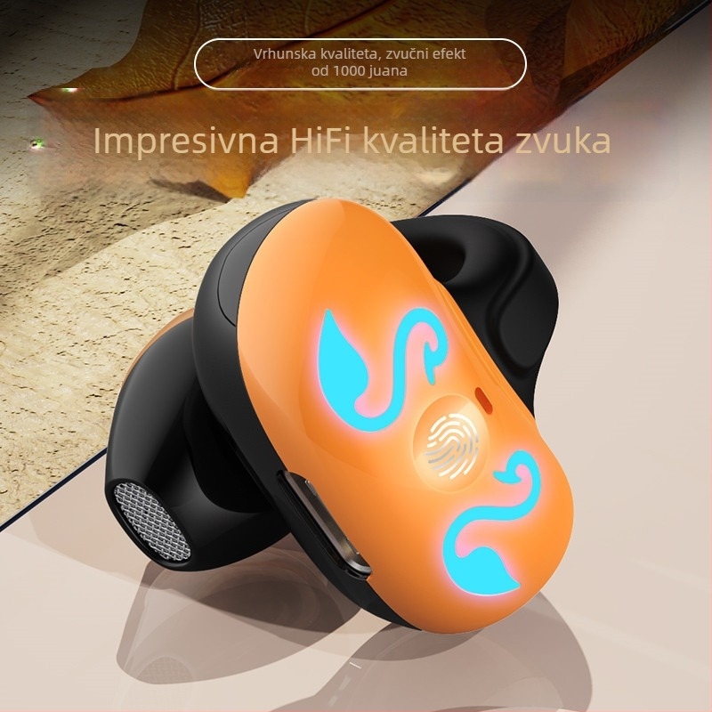 GD68 Bluetooth slušalice s klipom za sport – bežične stereo slušalice, zvuk kroz zrak, niska potrošnja, verzija 5.3, preko 8 sati trajanja