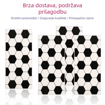 Plastične ZIP vrećice s plitkim otvorom za pakiranje bombona i grickalica s motivom nogometa