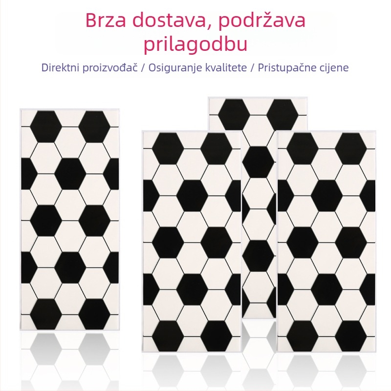 Plastične ZIP vrećice s plitkim otvorom za pakiranje bombona i grickalica s motivom nogometa