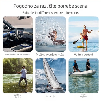 Automatski napuhujući pojas za spašavanje za automobil, prsten za spašavanje s plutajućom užadi