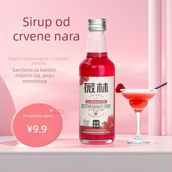 Sirup s okusom nara i liker Blue Curaçao – osnova za koktele s mlijekom čajem i ledenim čajem