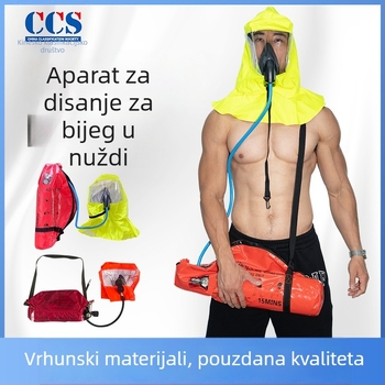 Morska prijenosna izolacijska maska za nužni bijeg s EEBD 15 minuta, kutija za pohranu