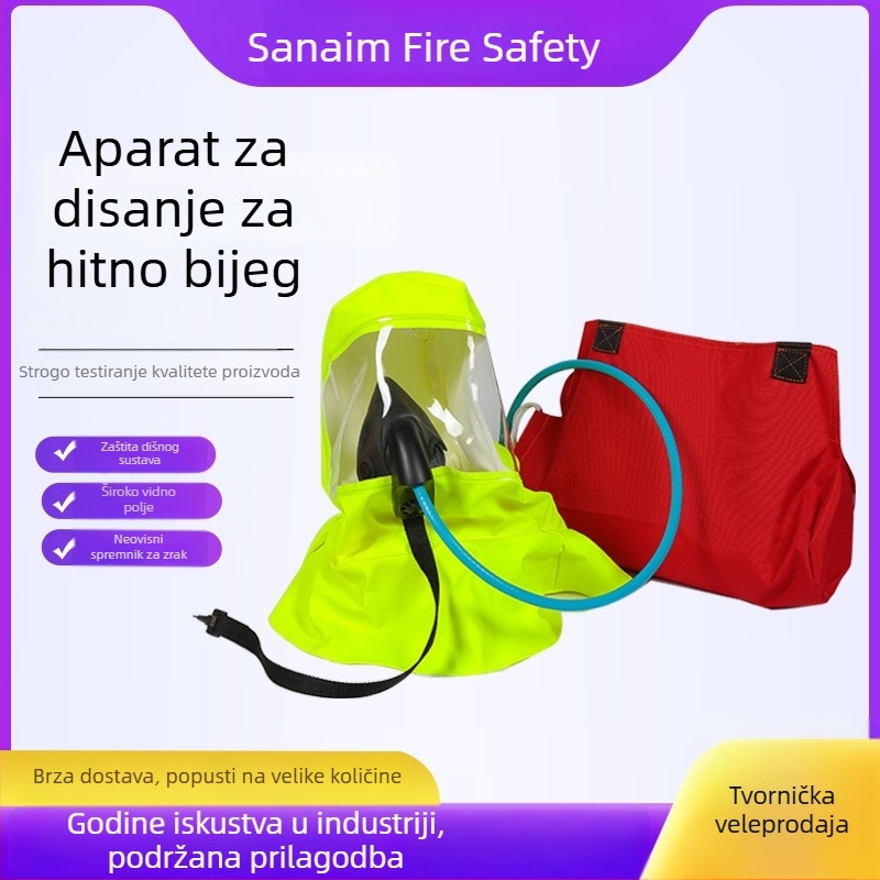 Hitni respirator za bijeg na brodu, 15-minutna opskrba zraka