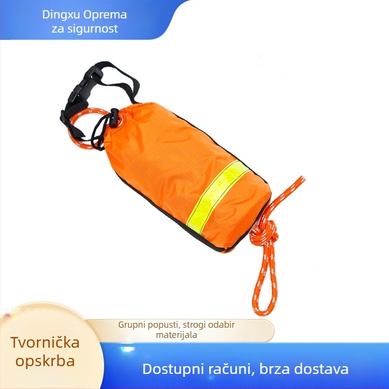 Torba za spašavanje s plutajućim i reflektirajućim užetom