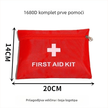 13-dijelni komplet prve pomoći za kampiranje i putovanja na otvorenom te obiteljsku nužnu spremnost